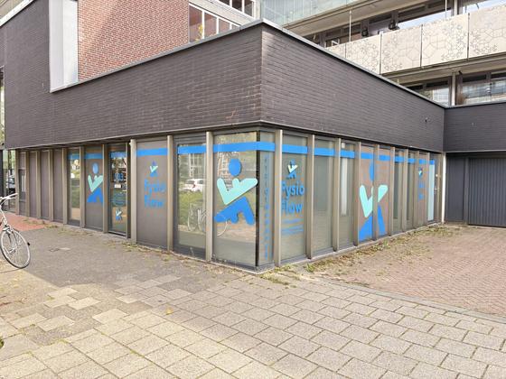 Buitenkant van de praktijk van Fysio FLOW in Leidschendam